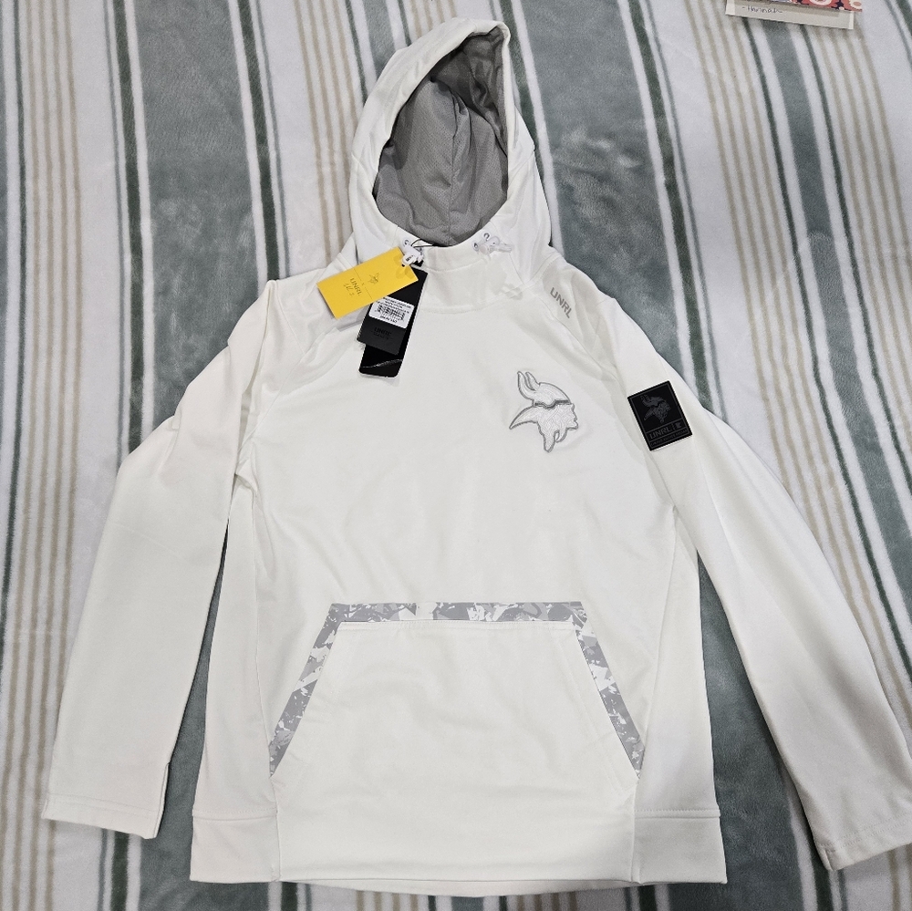 NFL White Kids Jacket with Gray Accents